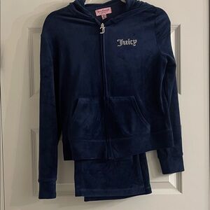 Juicy Couture Blue Velvet Track Suit